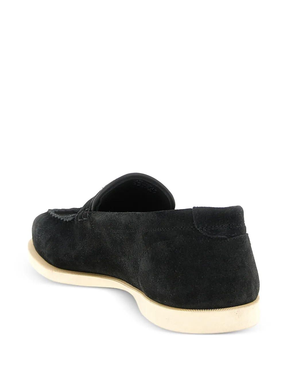 John Lobb Gewatteerde loafers Zwart