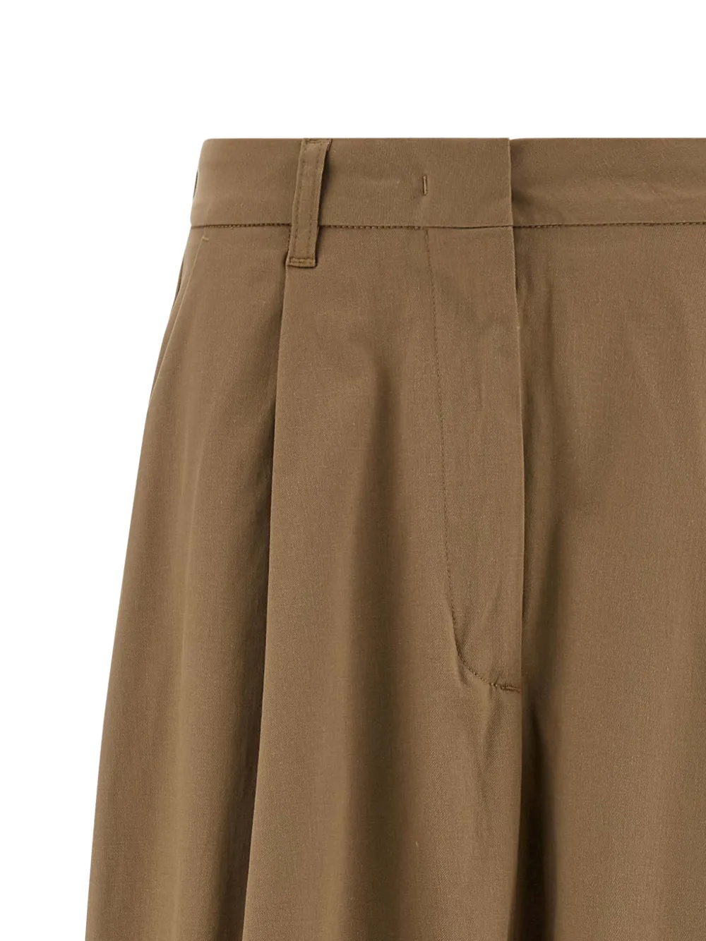  Thelatest Daisy Flared Skirt - Brown 