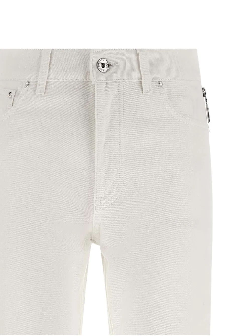 Rabanne Jeans met rits Wit