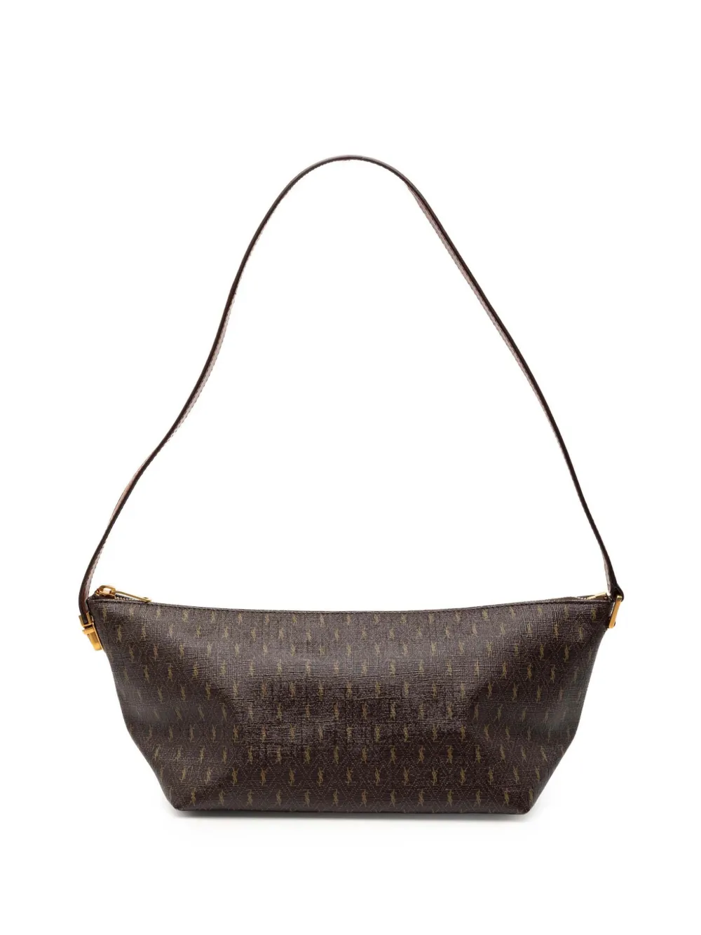 Saint Laurent Pre-Owned 2021 Coated Canvas Le Monogramme shoulder bag - Marrone