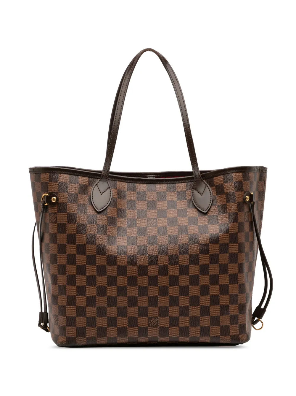 Louis Vuitton Pre-Owned 2015 Damier Ebene Neverfull MM tote bag - Marrone