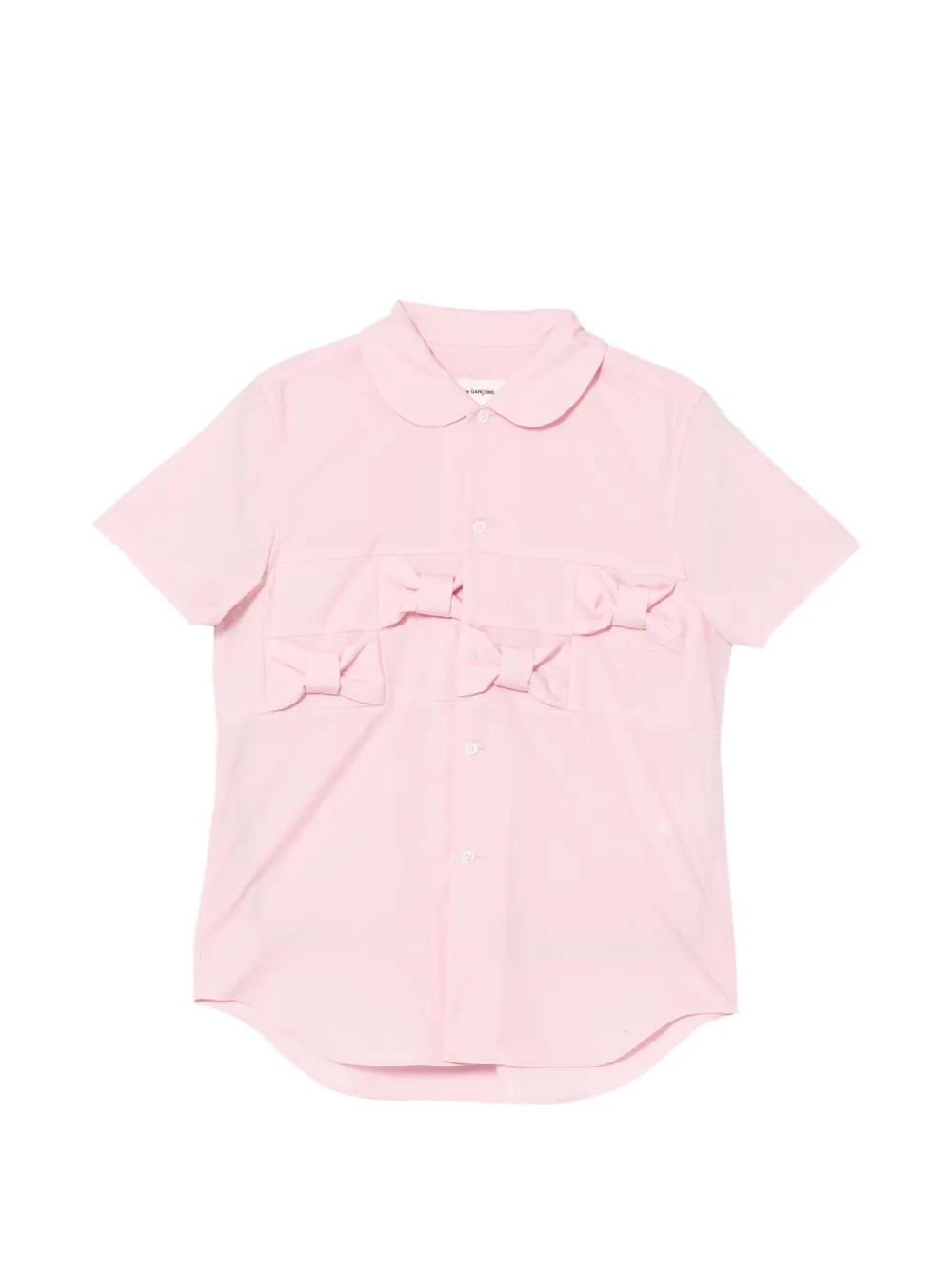 Comme Des Garçons Girl T-Shirt mit Schleife - Rosa