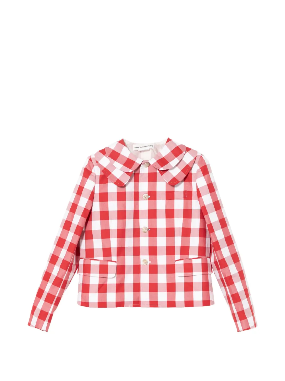 Comme Des Garçons Girl Giacca a quadretti - Rosso
