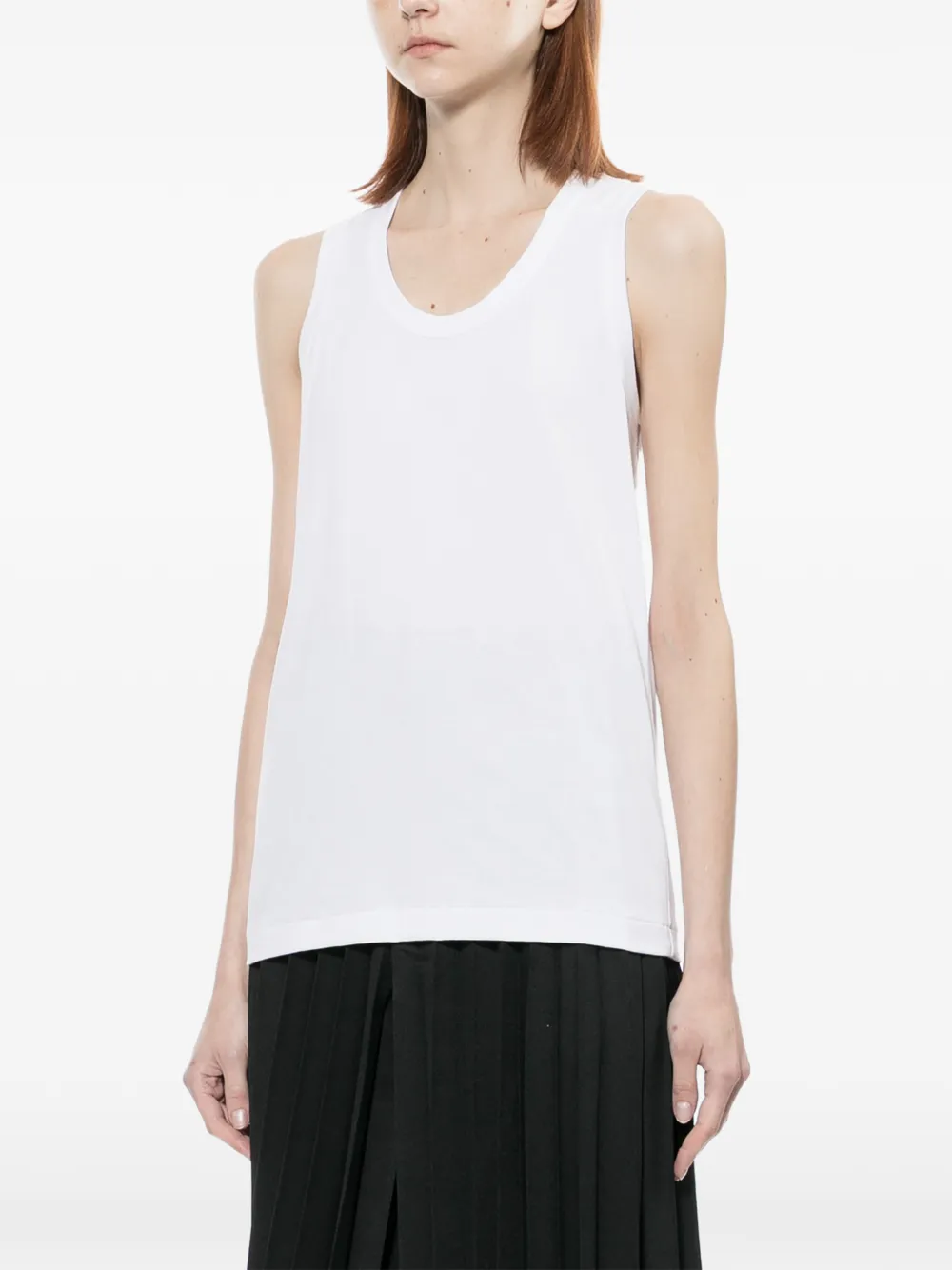  Comme Des Garçons Comme Des Garçons Sleeveless Top - White 