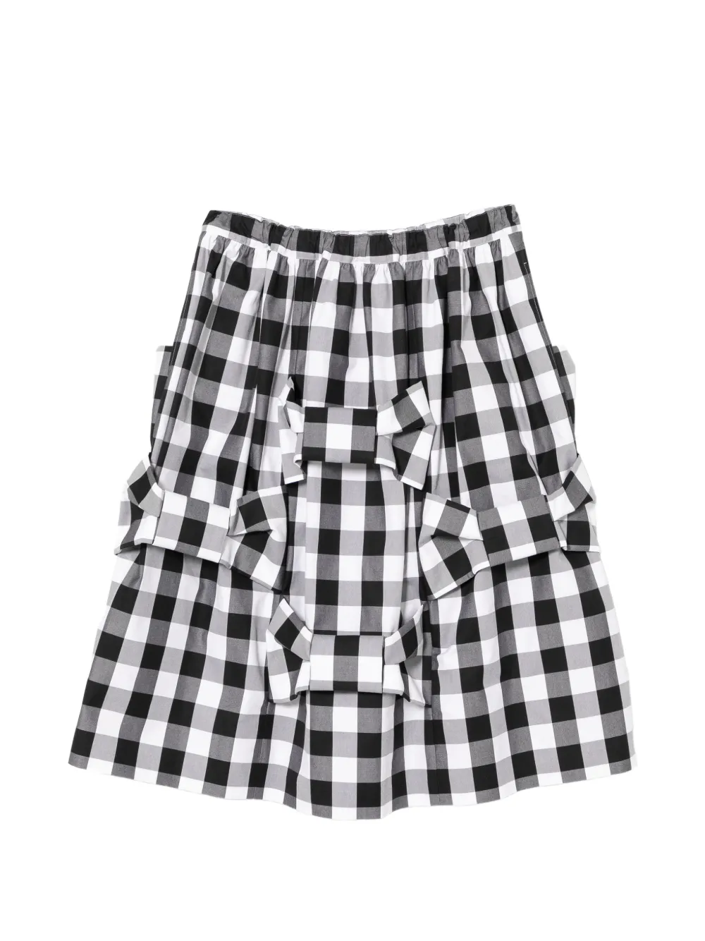 Comme Des Garçons Girl Gonna a quadretti - Bianco