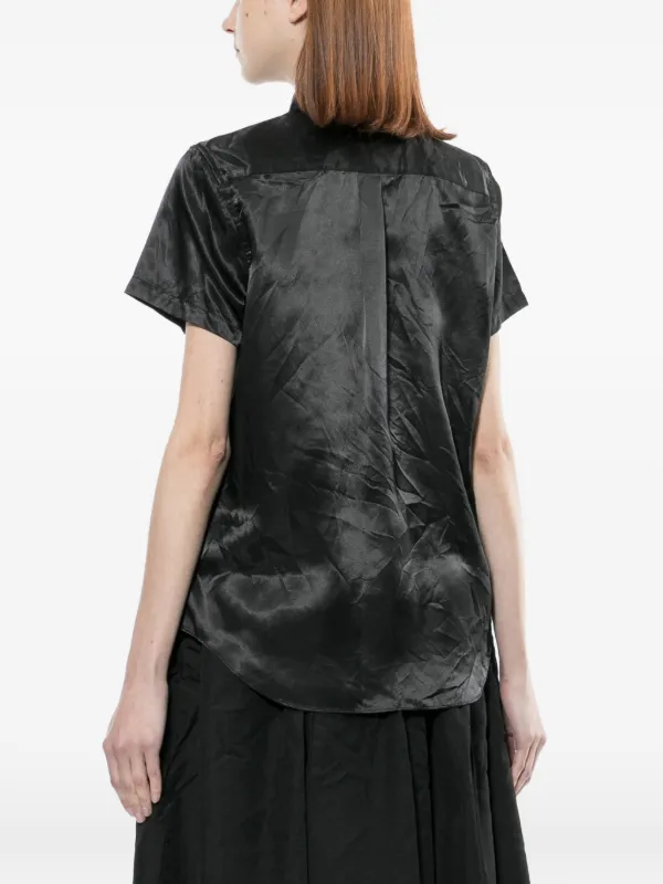 Comme Des Garçons Comme Des Garçons Floral Shirt | Black | FARFETCH JO