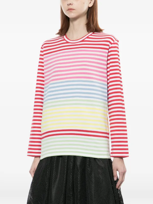 Comme Des Garçons Comme Des Garçons Striped T-shirt | White | FARFETCH