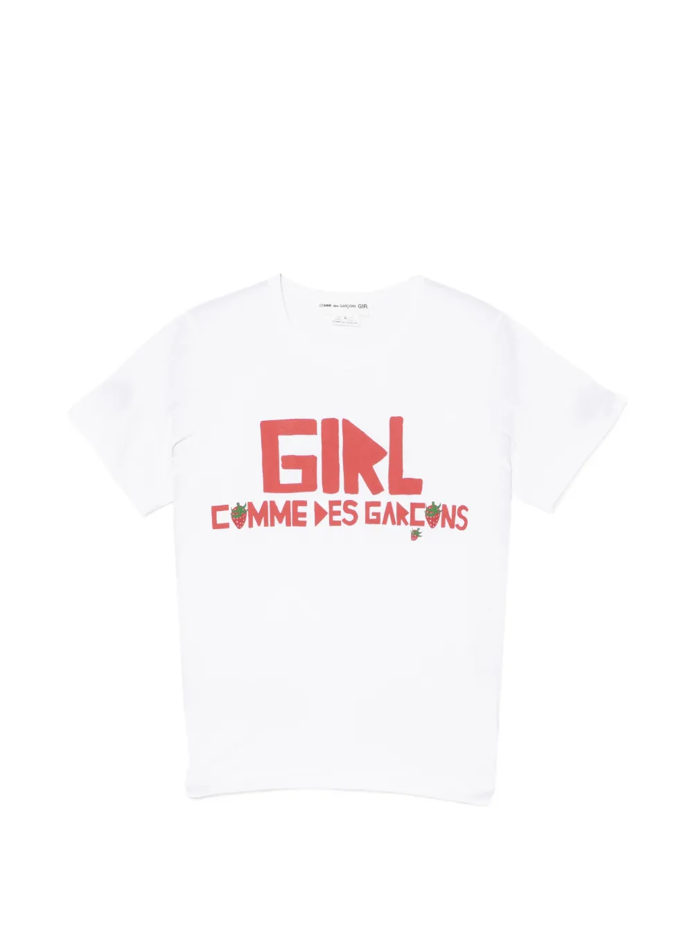 Comme Des Garçons Girl T-shirt con stampa - Bianco