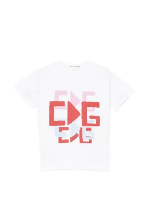 Comme Des Garçons Girl Strawberry Print T-shirt | Pink | FARFETCH