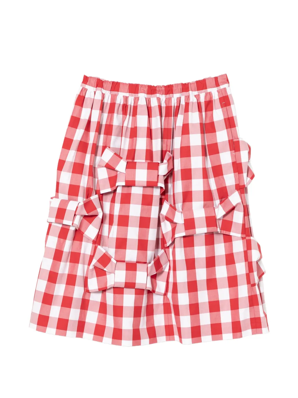 Comme Des Garçons Girl Gonna a quadretti - Rosso