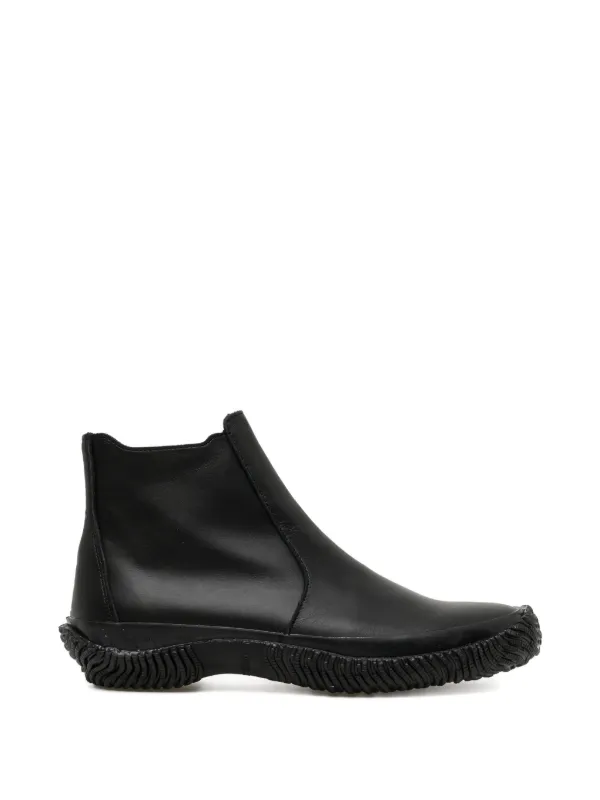 やす@16　Black COMME des GARCONS Comme Des Garçons Comme Des Garçons Pull Tab Boots | Black | FARFETCH