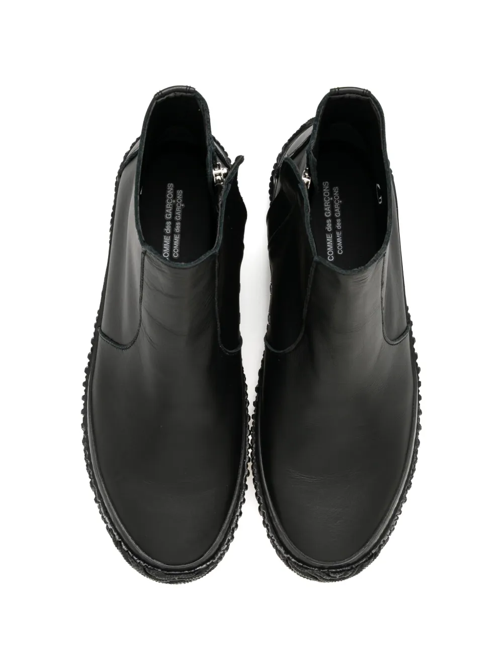 Comme Des Garçons Comme Des Garçons Laarzen met treklus Zwart