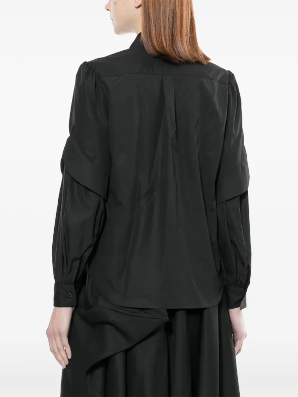 Noir Kei Ninomiya Layered Shirt | Black | FARFETCH