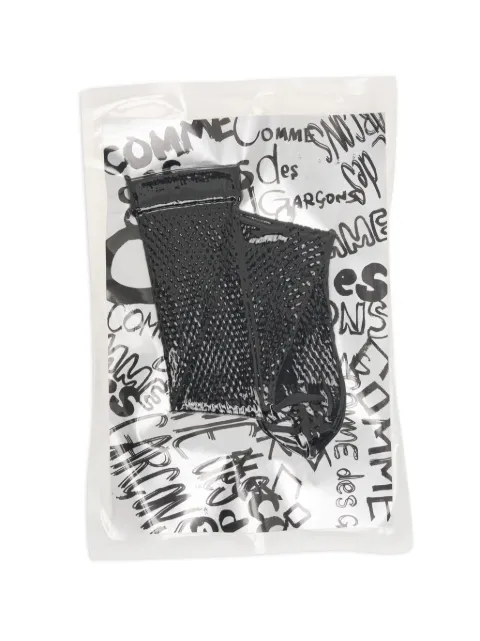 Comme Des Garçons textured logo socks