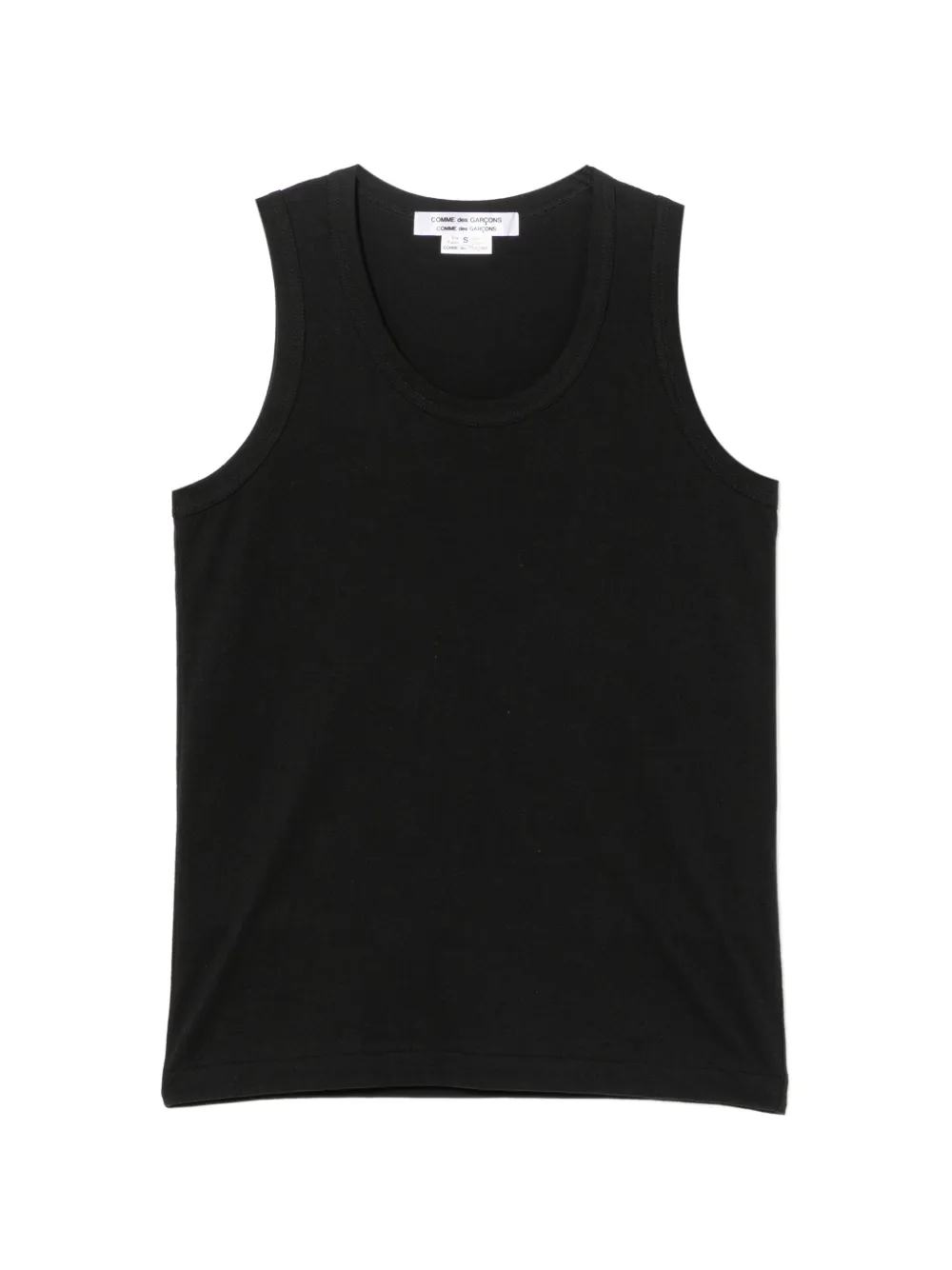 Comme Des Garçons Comme Des Garçons Tanktop mit rundem Ausschnitt - Schwarz