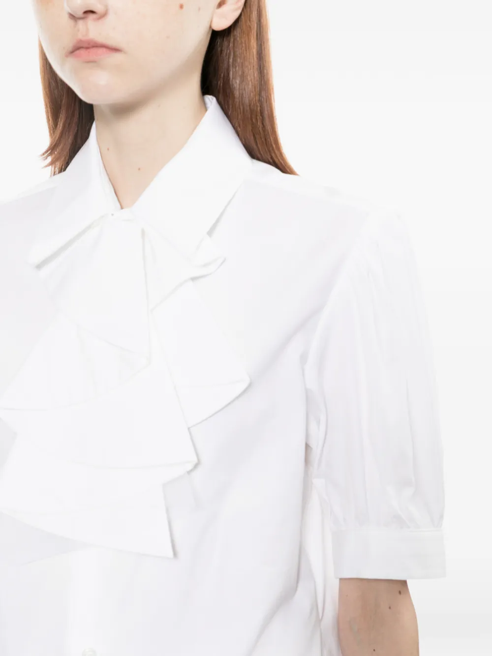 Ruffle-Collar Shirt