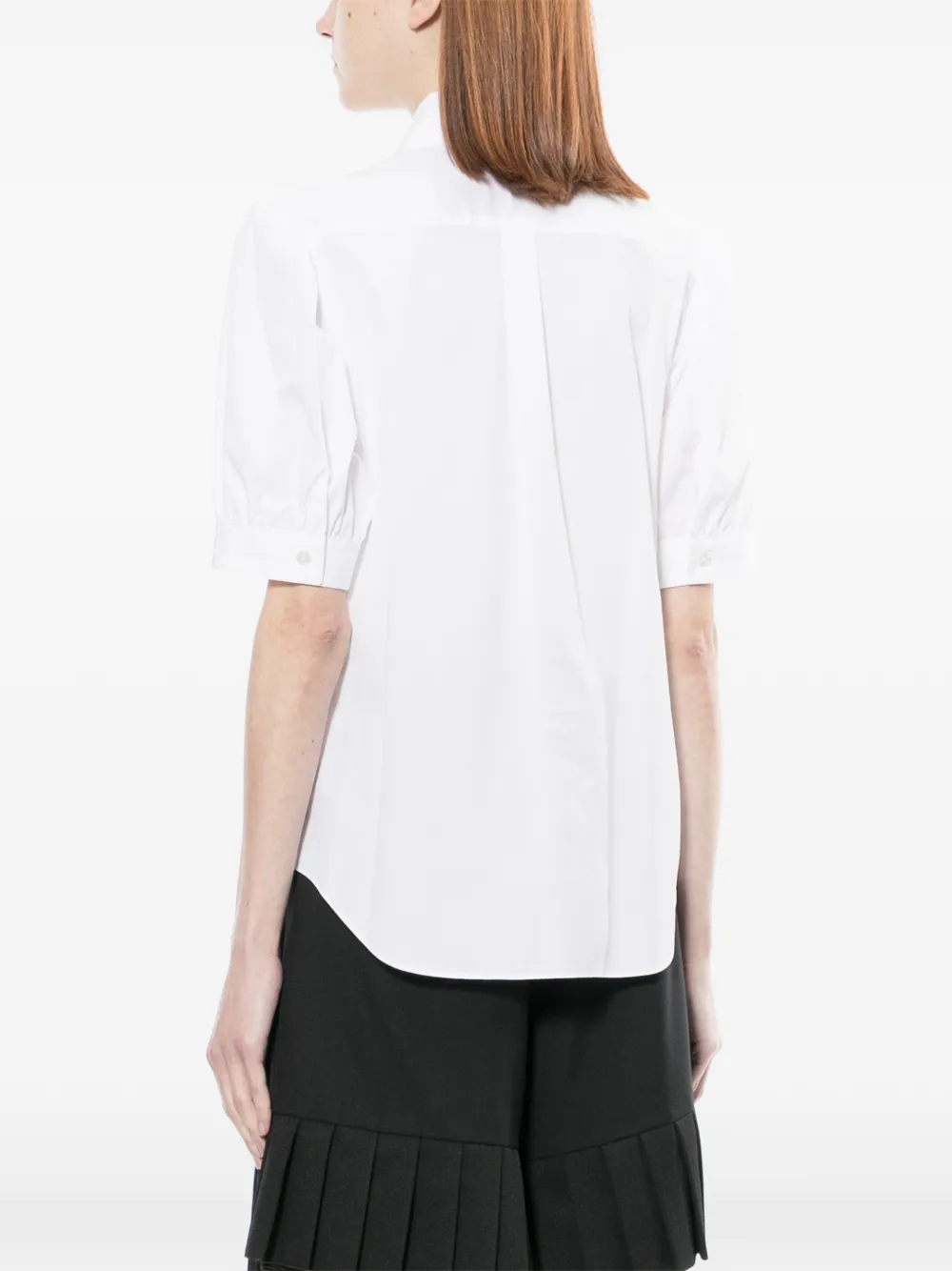 Ruffle-Collar Shirt