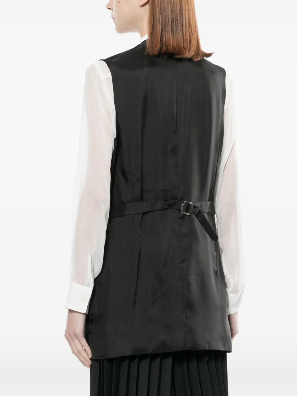 Comme Des Garçons Comme Des Garçons Jas met knopen Zwart