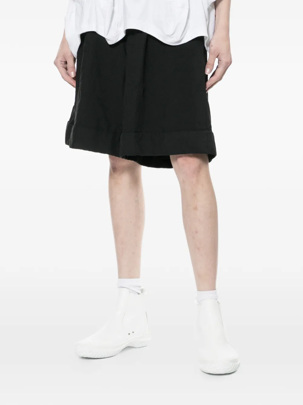  Comme Des Garçons Comme Des Garçons Ruffled Shorts - White 