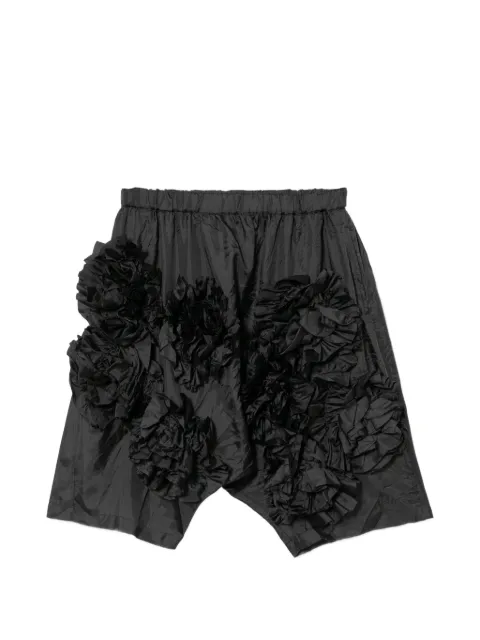 Comme Des Garçons Comme Des Garçons floral detail shorts