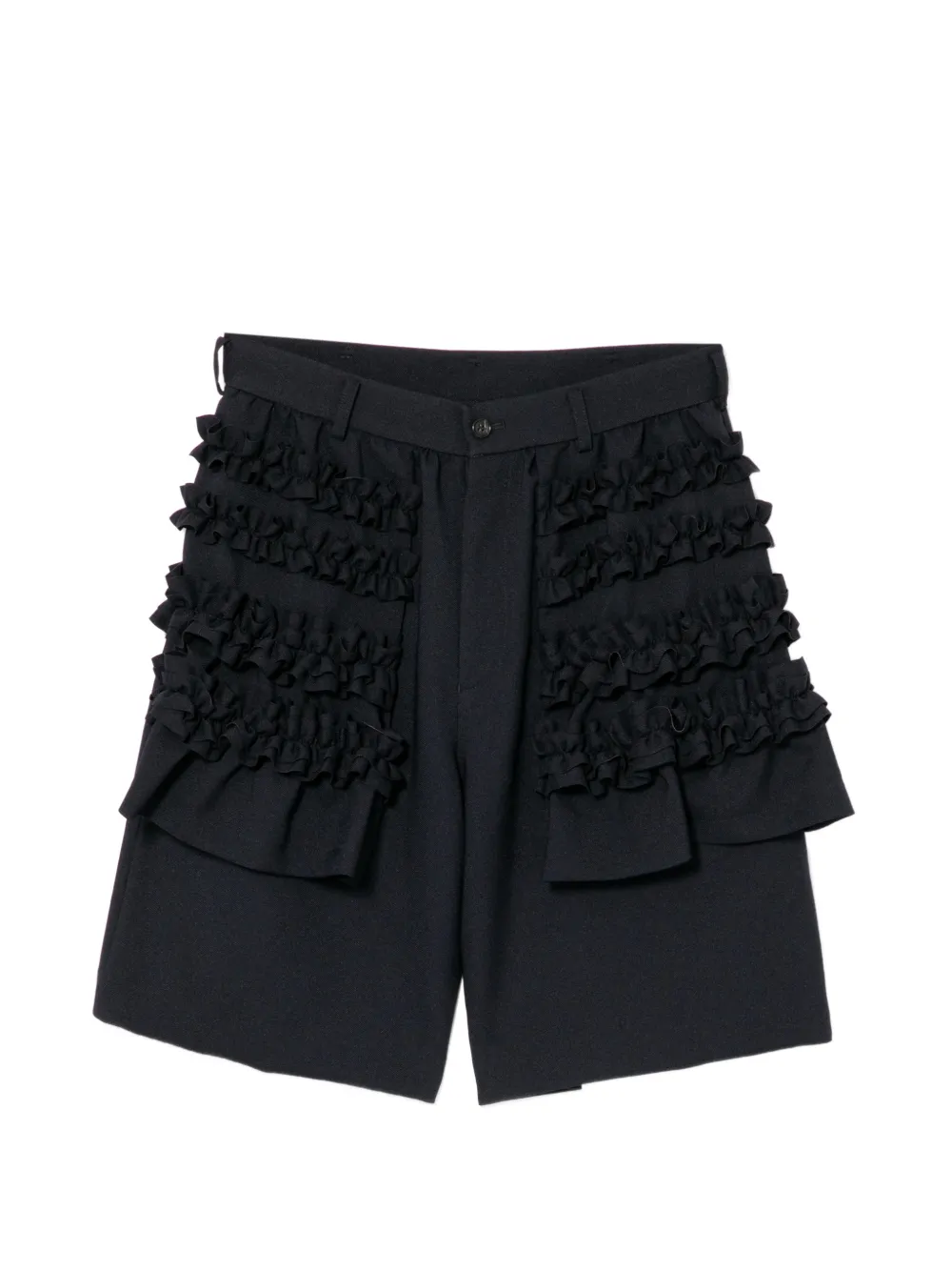 Comme Des Garçons Girl Shorts con ruches - Blu