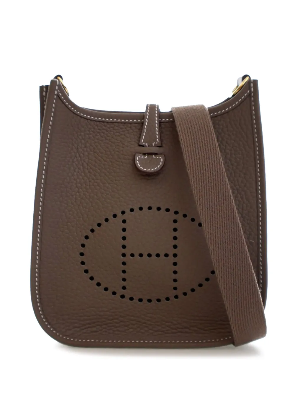 Hermès Pre-Owned 2025 Clemence Evelyne 16 Amazone crossbody bag - Marrone