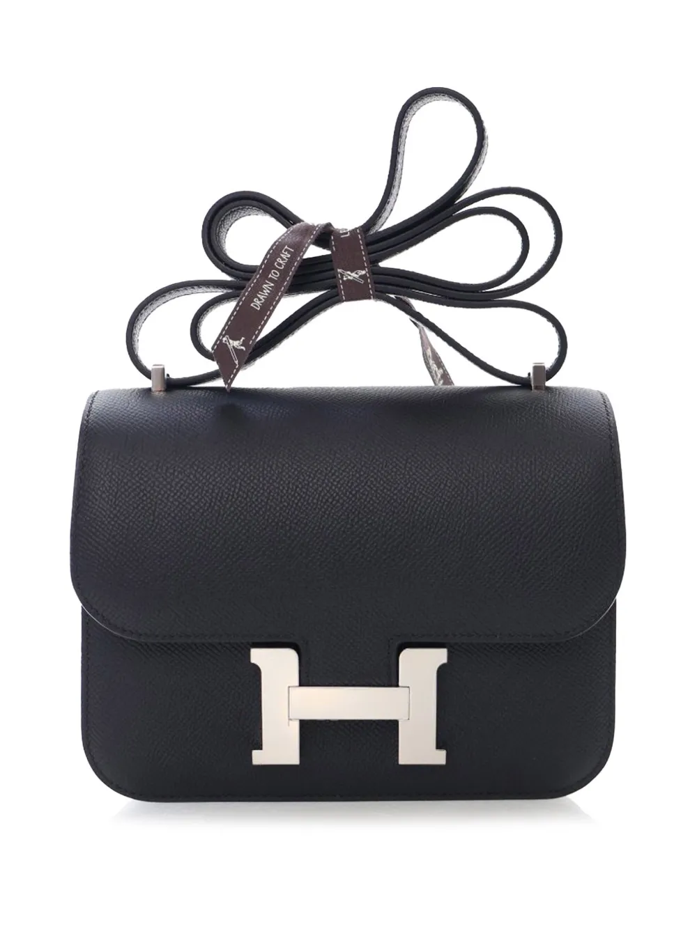 Hermès Pre-Owned 2025 Mini Epsom Constance III 18 crossbody bag - Nero