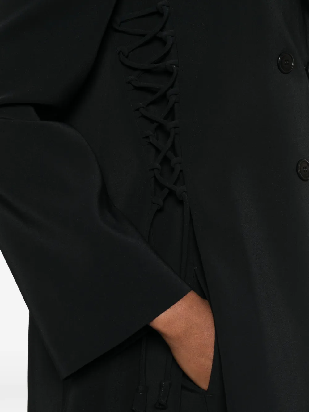Ermanno Scervino Blazer met dubbele rij knopen Zwart