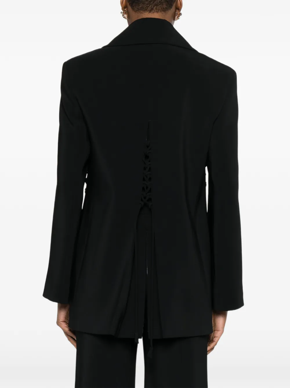 Ermanno Scervino Blazer met dubbele rij knopen Zwart