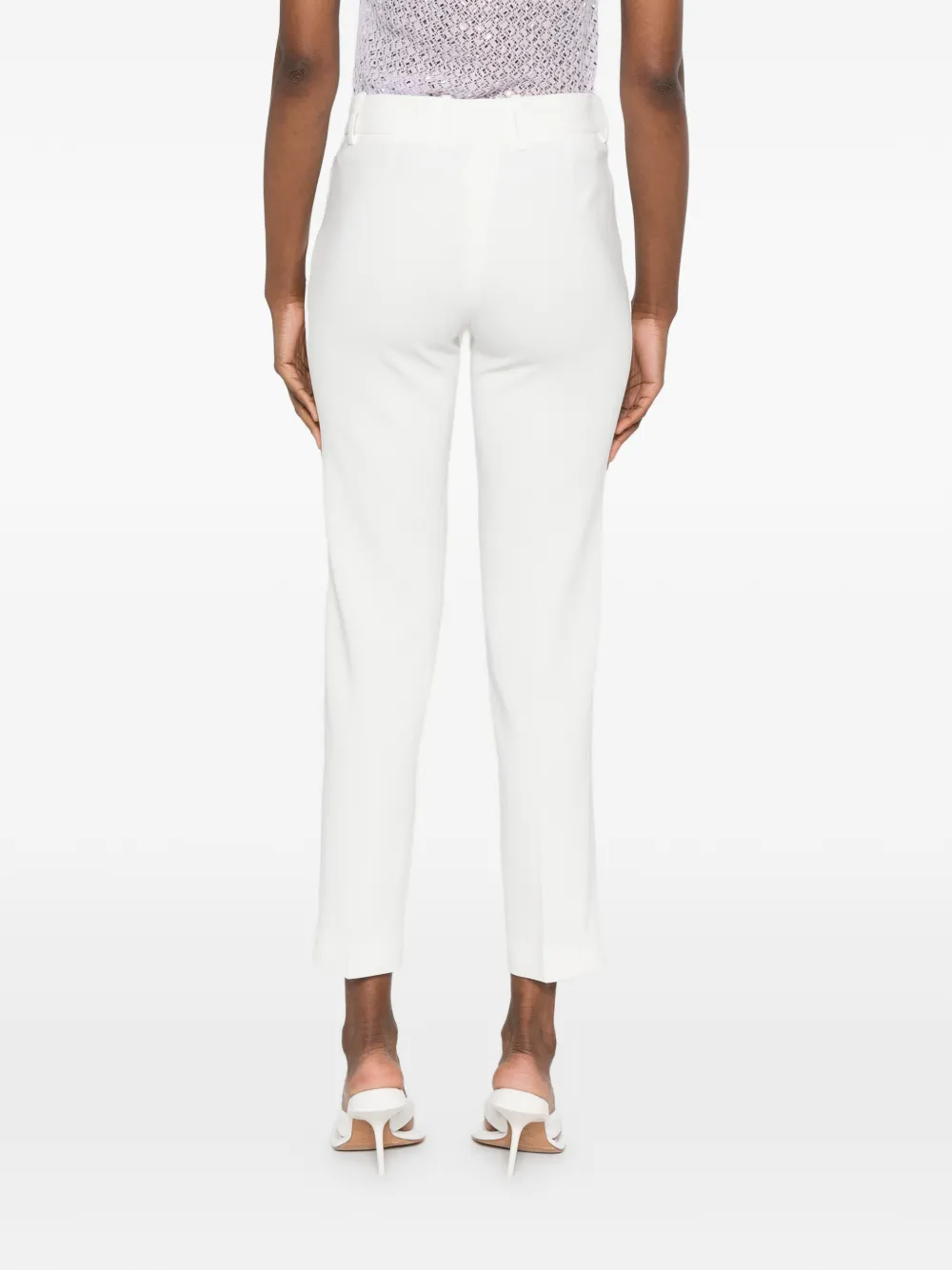 Ermanno Scervino Straight broek met riemlus Wit