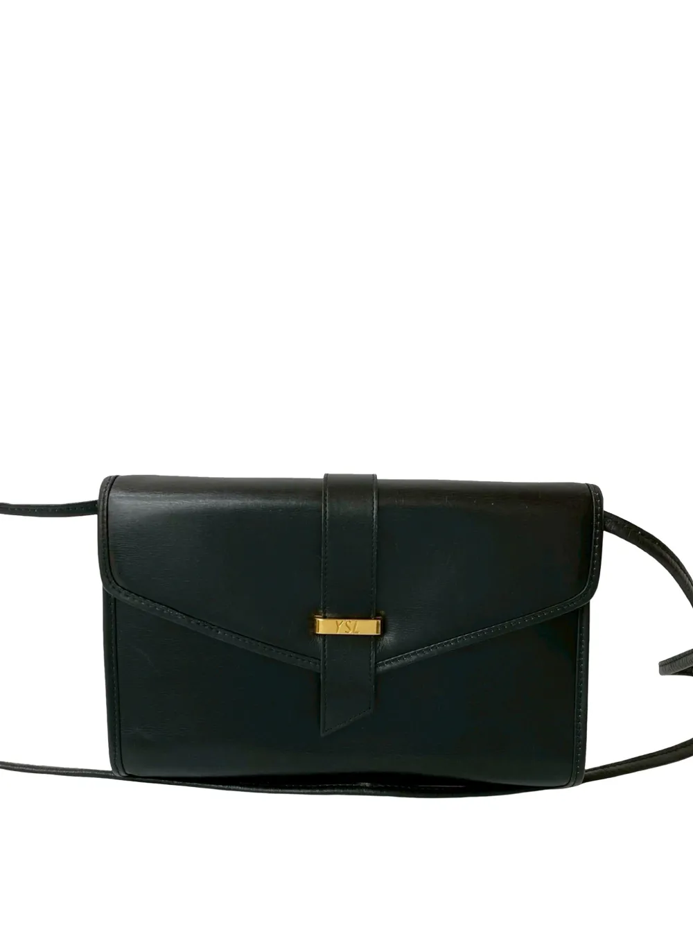 Saint Laurent Pre-Owned Borsa a tracolla in pelle XX secolo - Nero