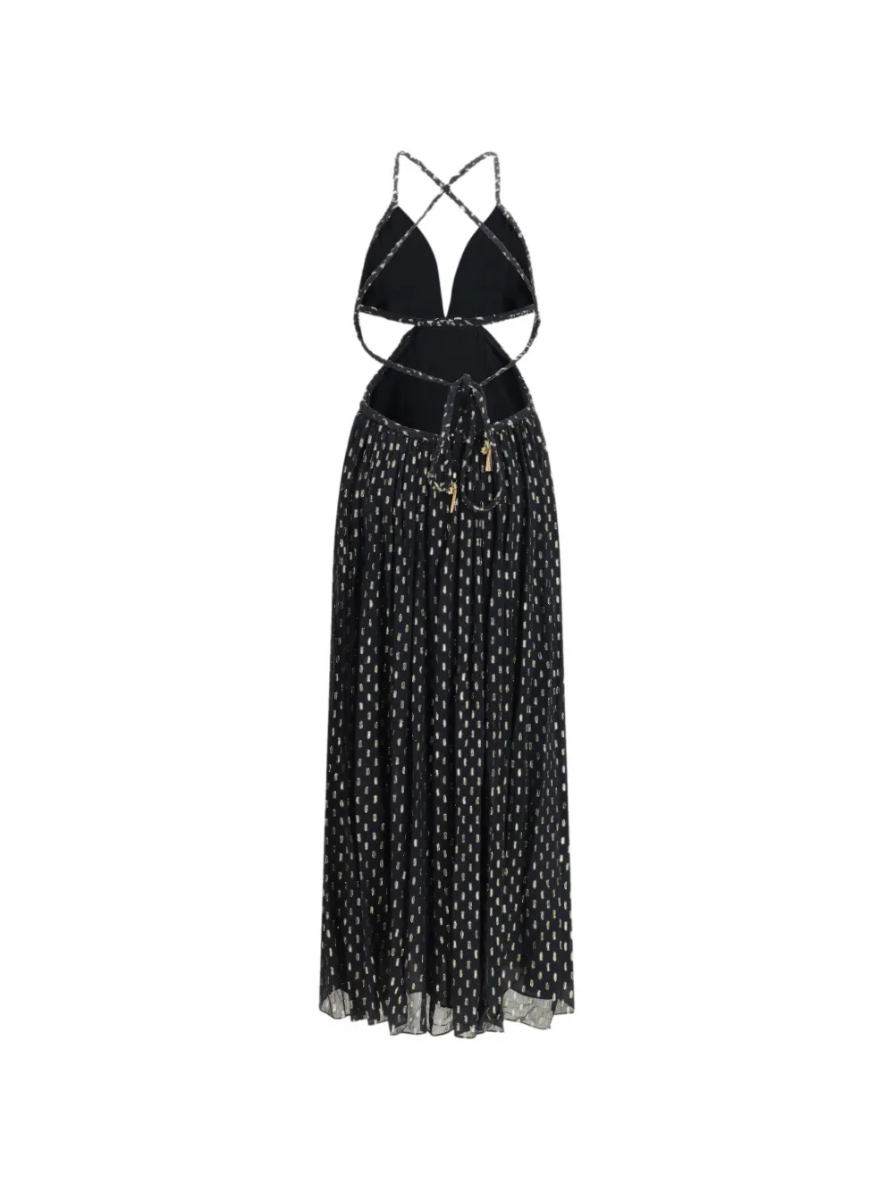 ZIMMERMANN Daylight maxi-jurk met gevlochten afwerking Zwart