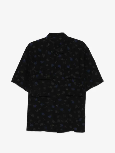 sacai floral-detail pocket shirt