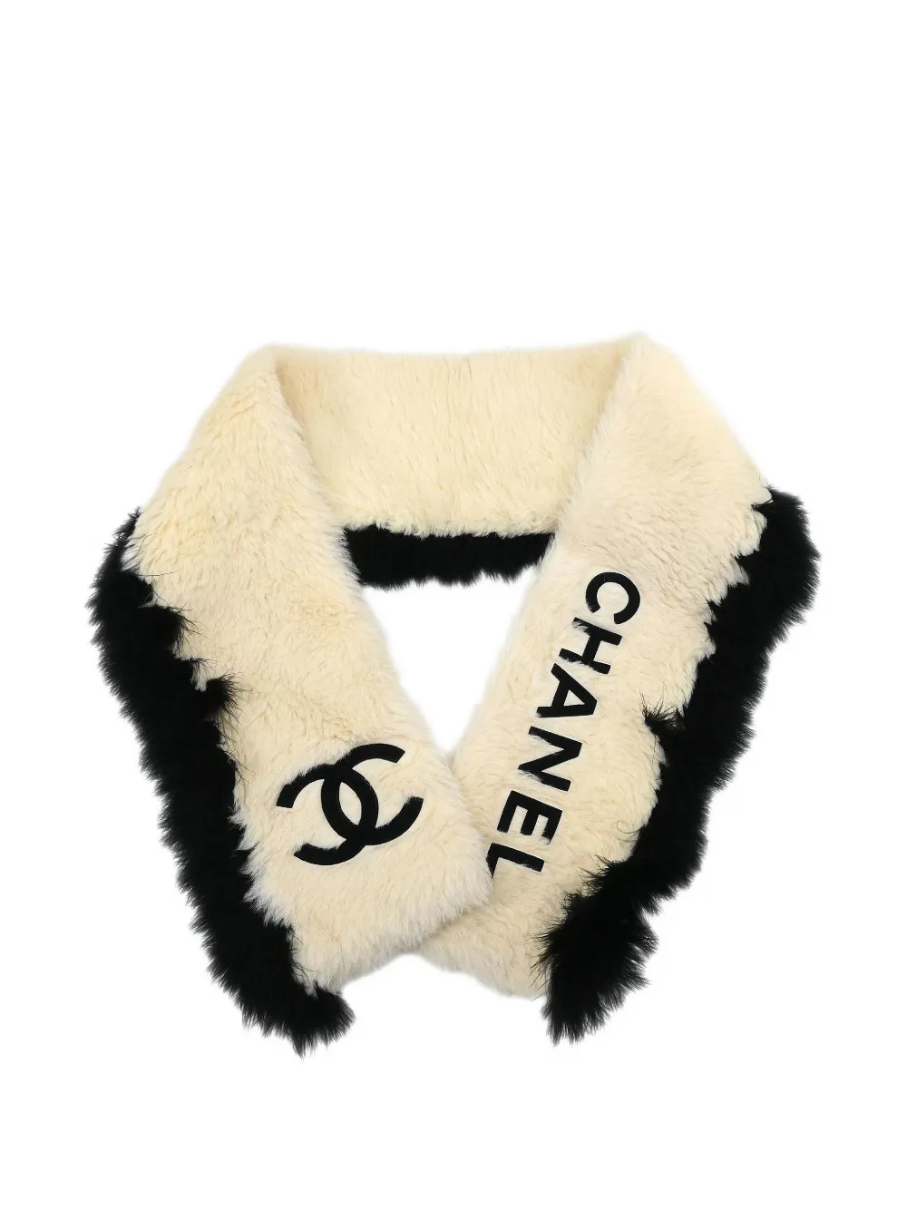 CHANEL Pre-Owned Sciarpa con logo 1990-2000 - Toni neutri