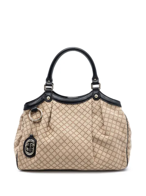 Gucci Pre-Owned 2016-2025 Medium Diamante Canvas Sukey tote bag