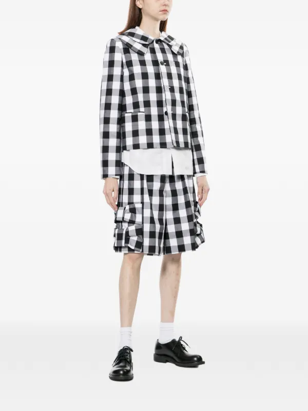 Comme Des Garçons Girl チェック ジャケット | ブラック | FARFETCH JP