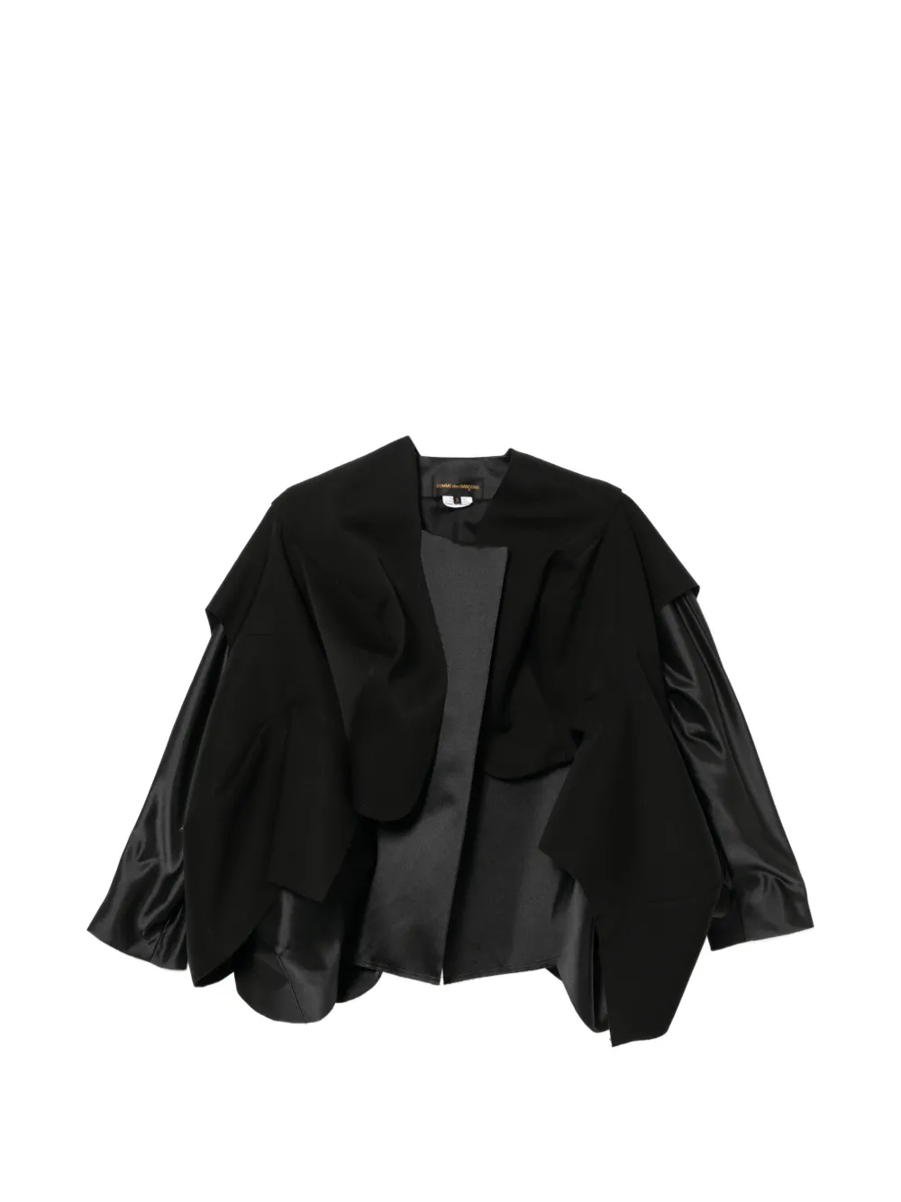 Comme Des Garçons Giacca asimmetrica - Nero