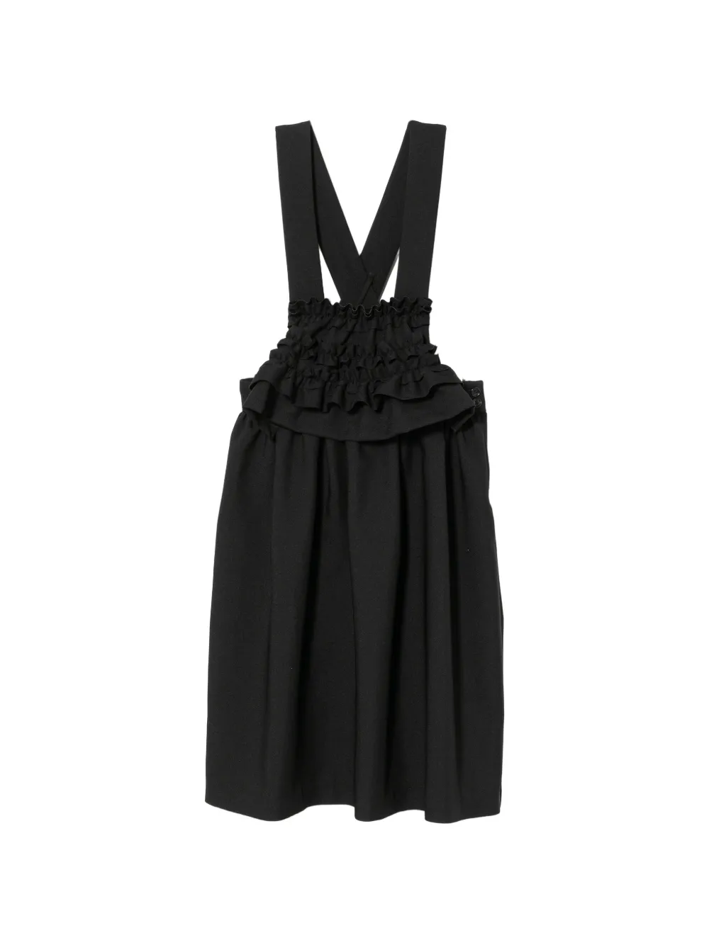 Comme Des Garçons Girl ruffled pinafore dress - Black