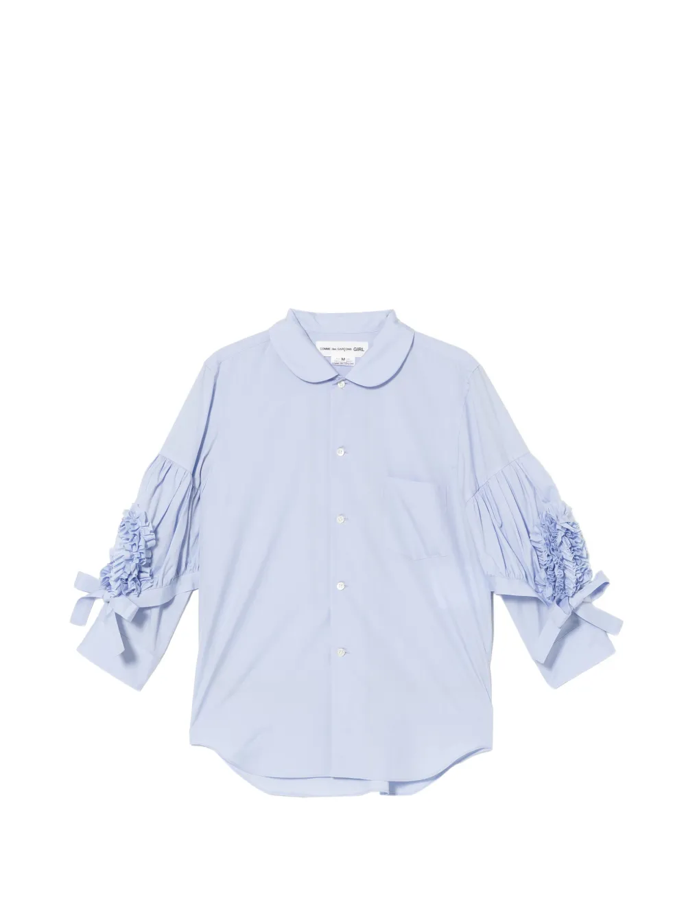 Comme Des Garçons Girl Camicia con ruches - Blu