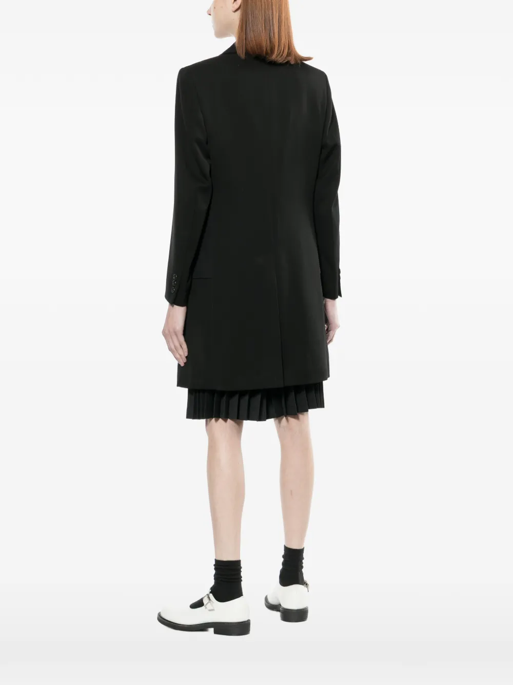 Comme Des Garçons Comme Des Garçons Jas met enkele rij knopen Wit