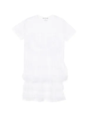 Comme Des Garçons Girl リボン ラウンドネック Tシャツ | ホワイト