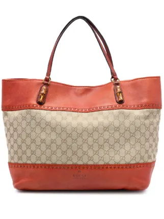 Gucci Pre-Owned 2016-2025 ラージ GGキャンバス レイドバック
