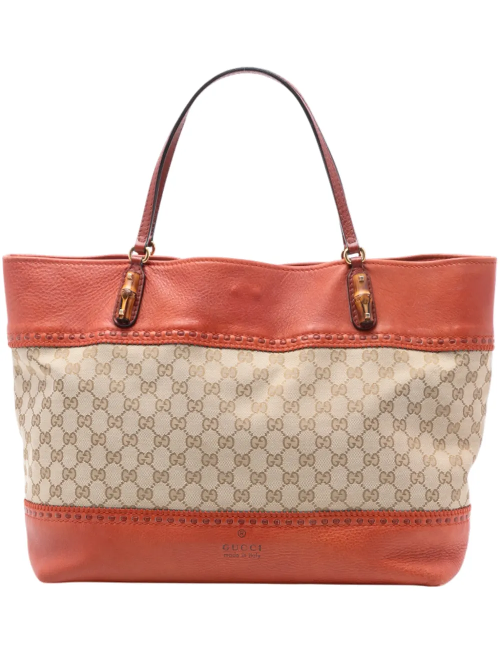 Gucci Pre-Owned 2016-2025 Large GG Canvas Laidback Crafty tote bag - Marrone