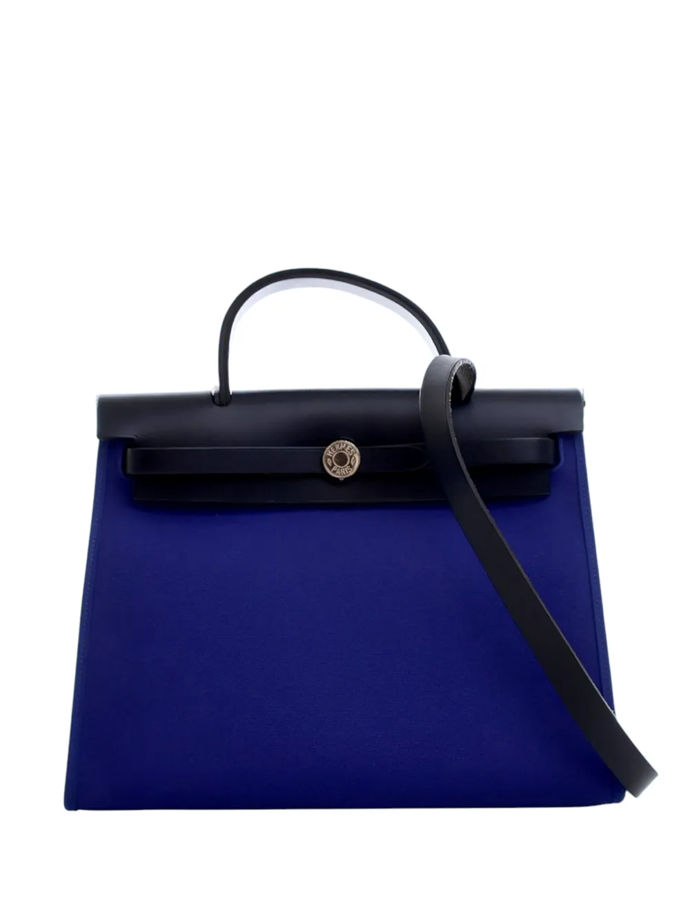 Hermès Pre-Owned 2017 Toile Herbag Zip 31 satchel - Blu