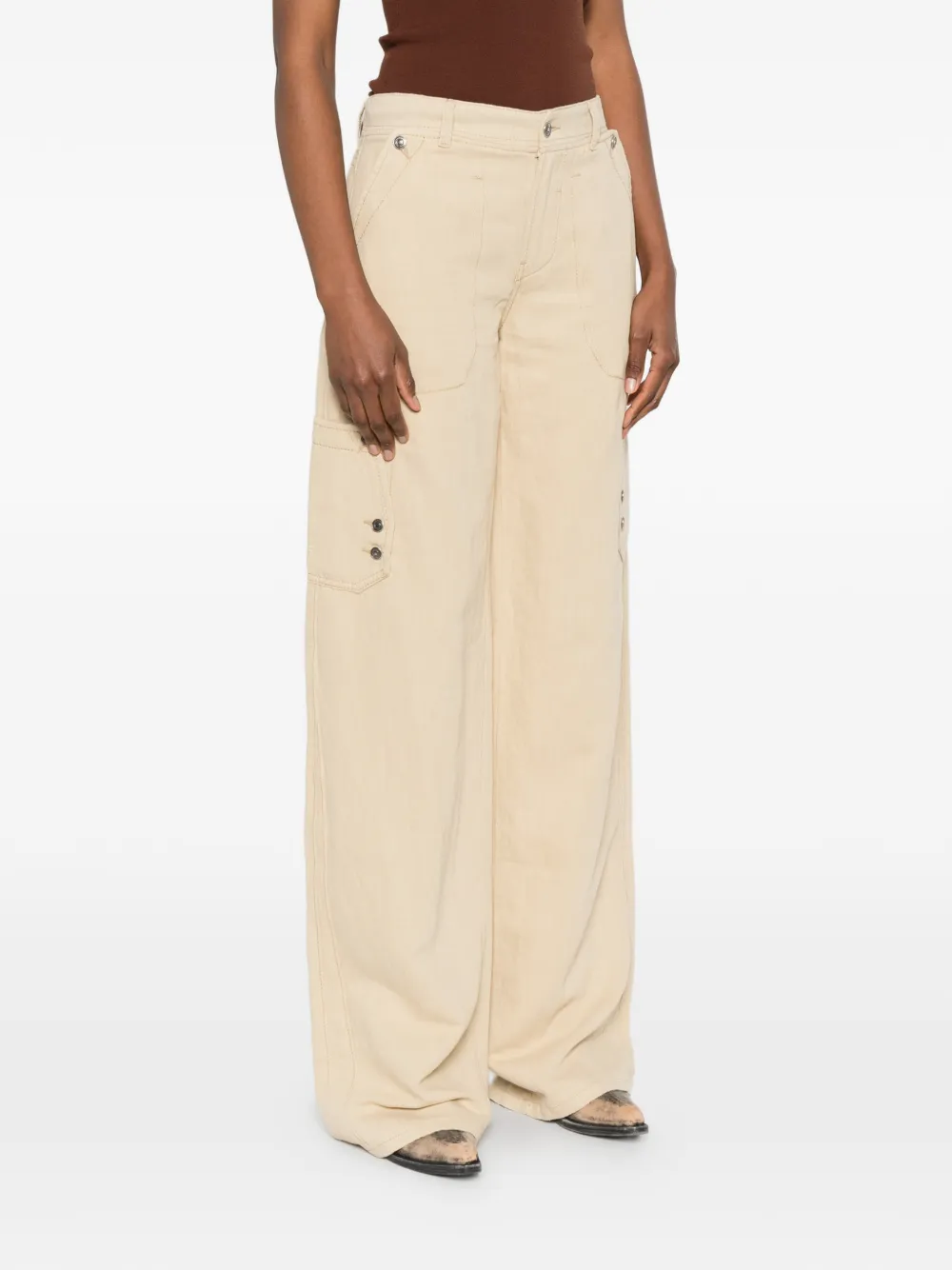  Ermanno Scervino Button Jeans - Neutrals 