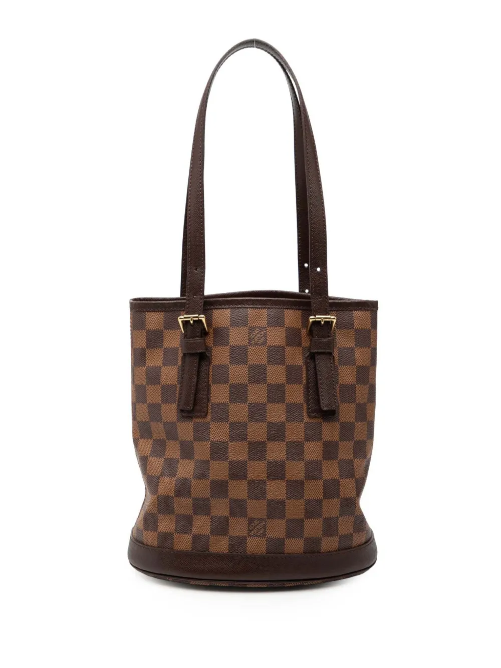 Louis Vuitton Pre-Owned 1998 Damier Ebene Marais bucket bag - Marrone