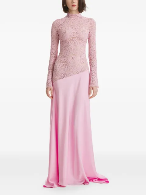 2310 STUDIO lace long-sleeve maxi dress