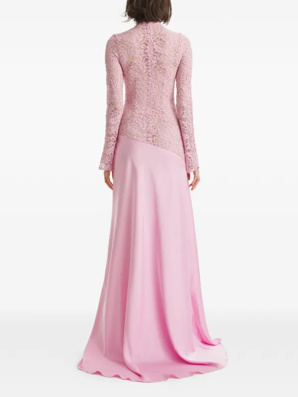 2310 STUDIO Lace long-sleeve Maxi Dress | Pink | FARFETCH JO 2310 STUDIO Lace long-sleeve Maxi Dress | Pink | FARFETCH JO