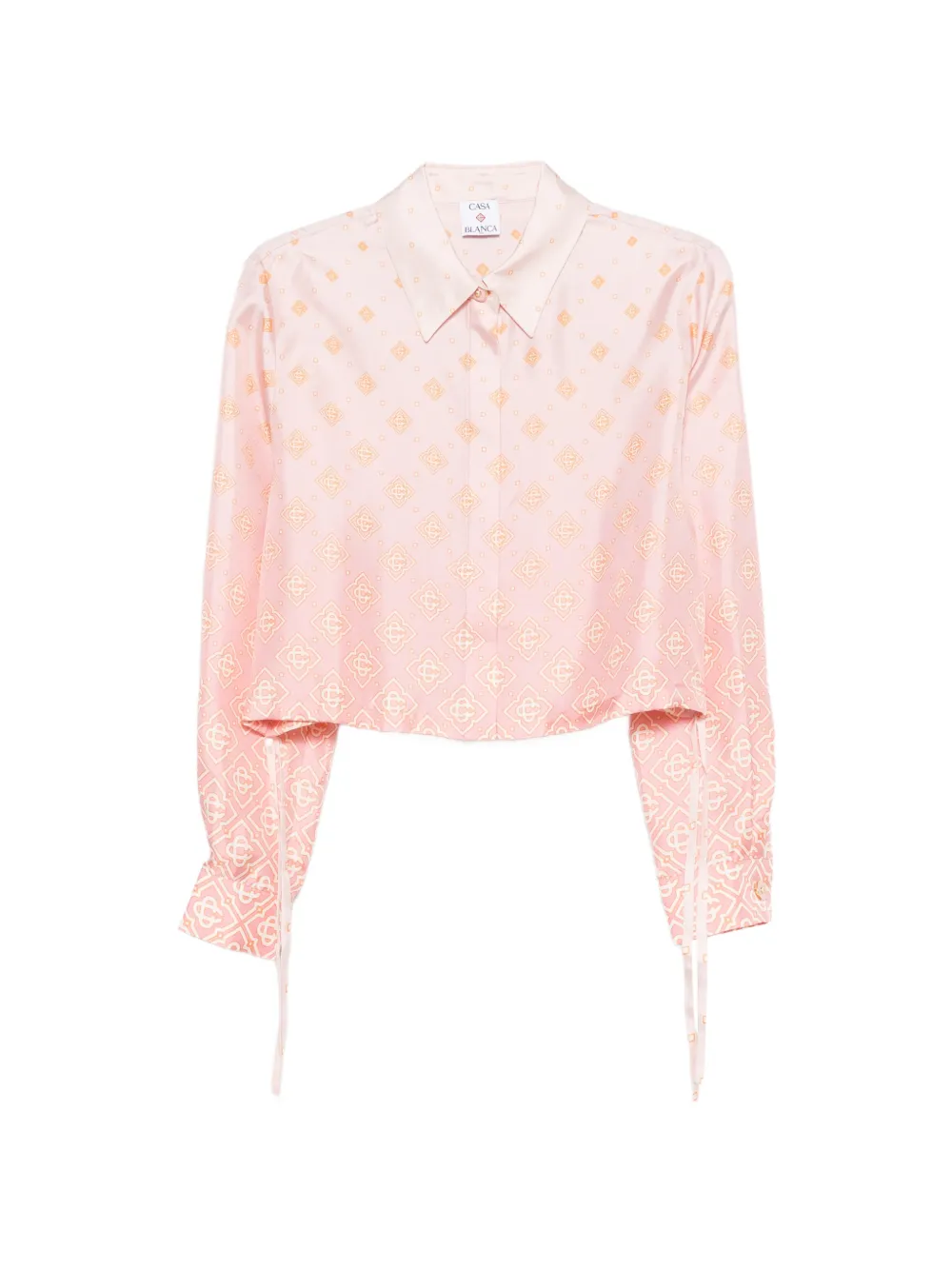 Casablanca monogram degradé shirt - Rosa