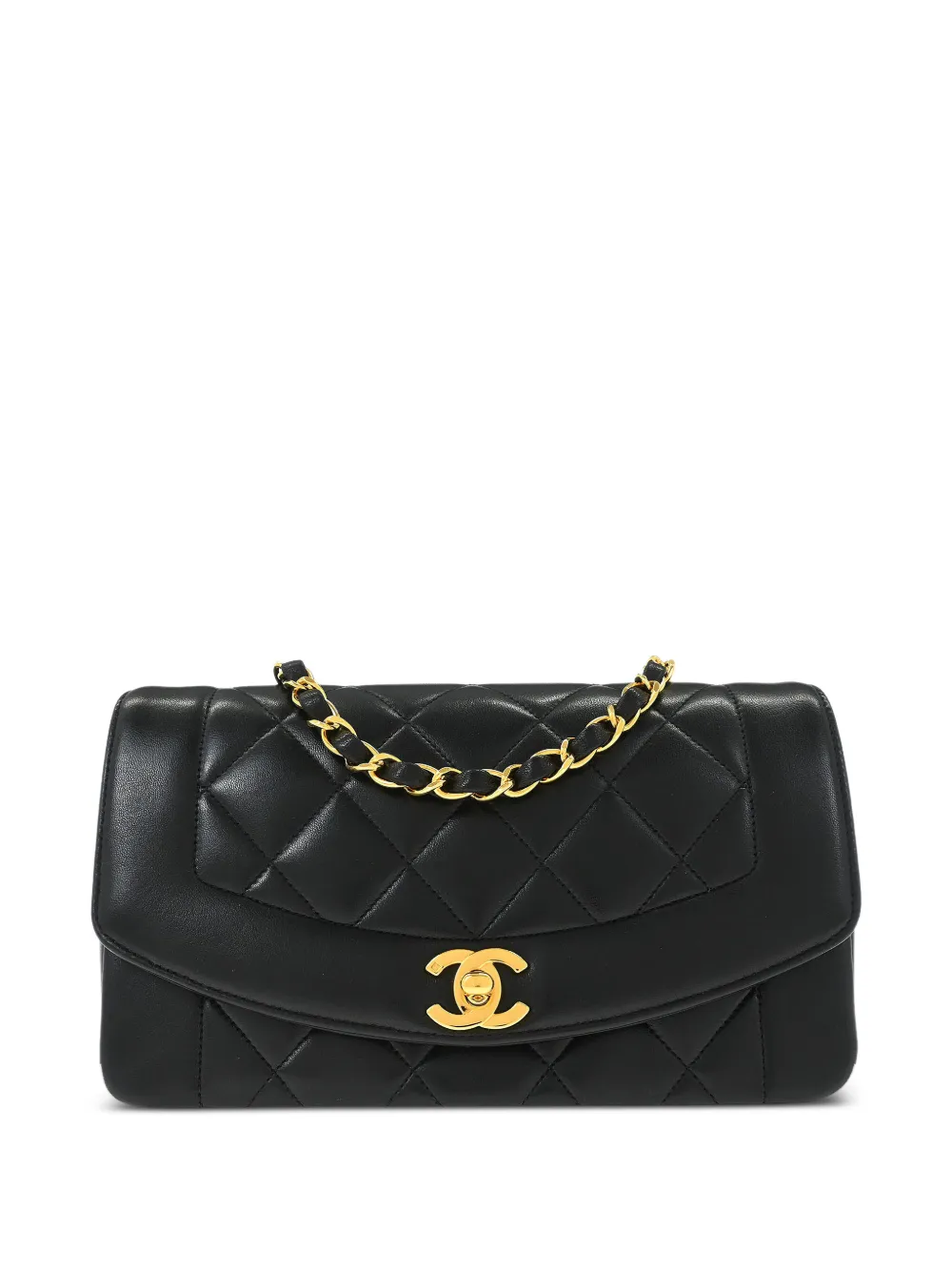 CHANEL Pre-Owned Borsa a spalla Diana piccola 1997 - Nero